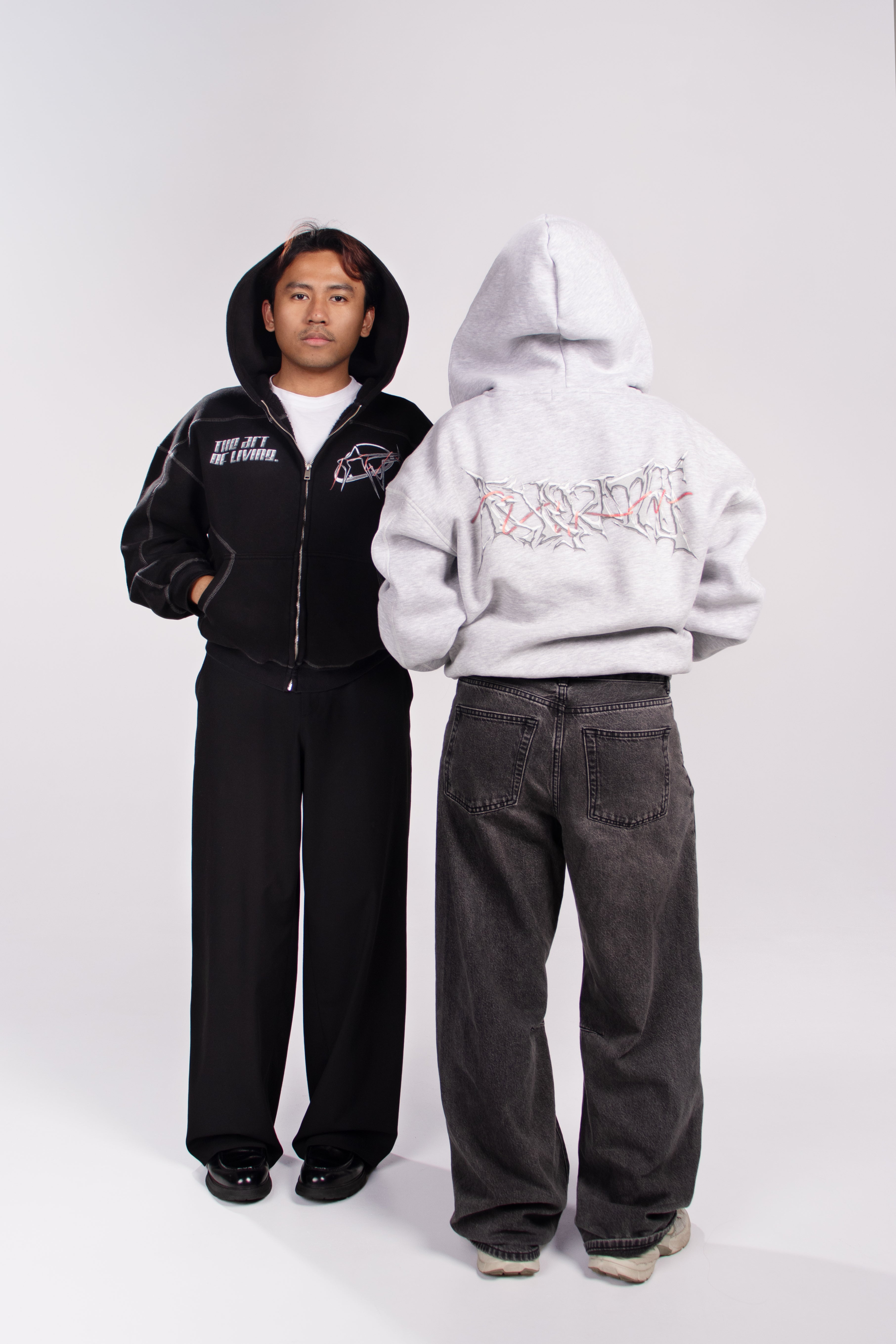 AeVeritas 2068 - Dark Contrast Stitched Hoodie