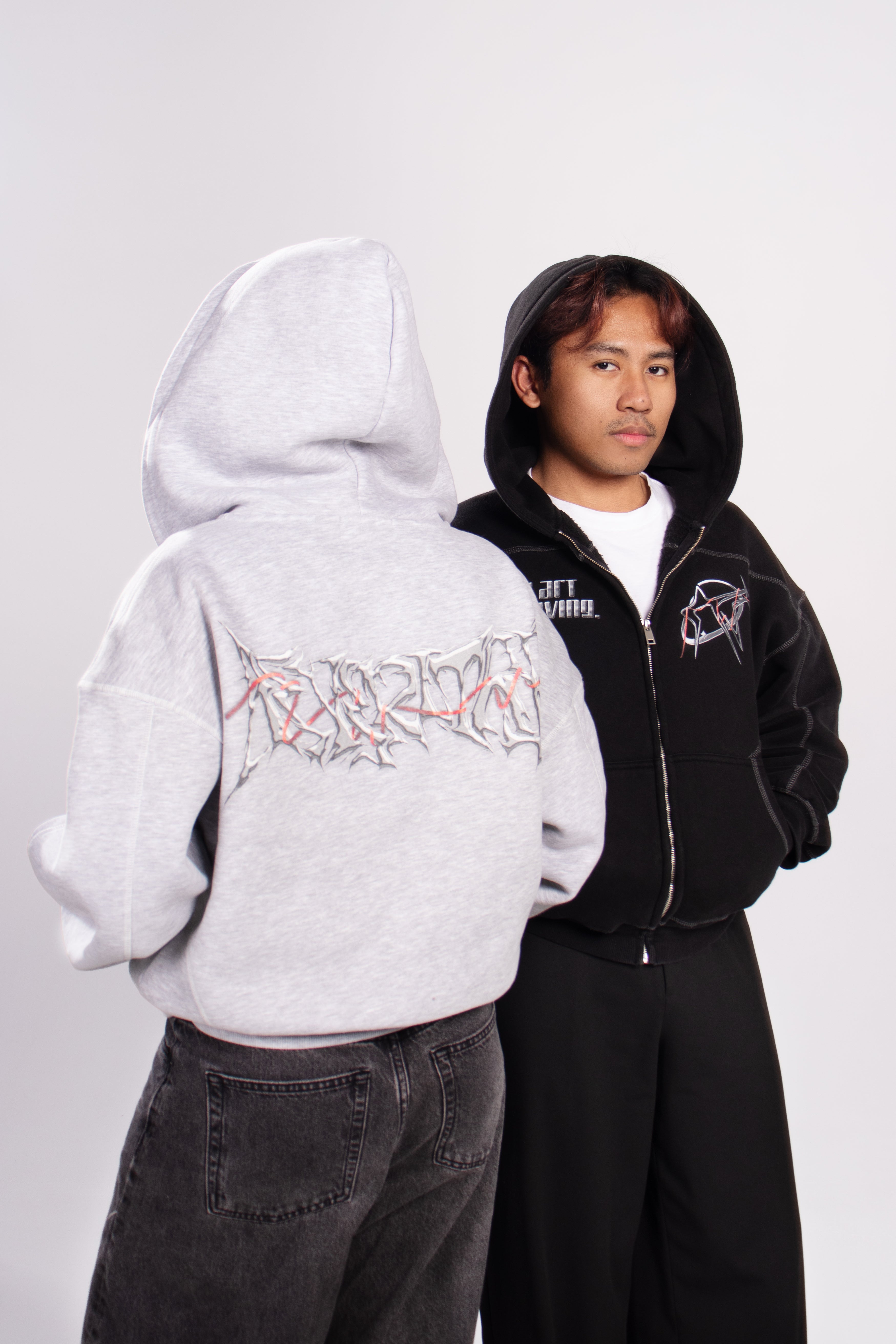 AeVeritas 2068 - Dark Contrast Stitched Hoodie
