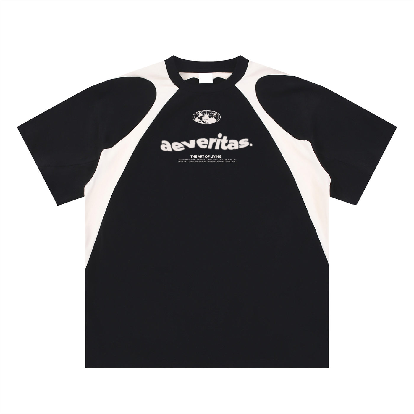 AeVeritas The World - Classic Tee (Front of Black variant)