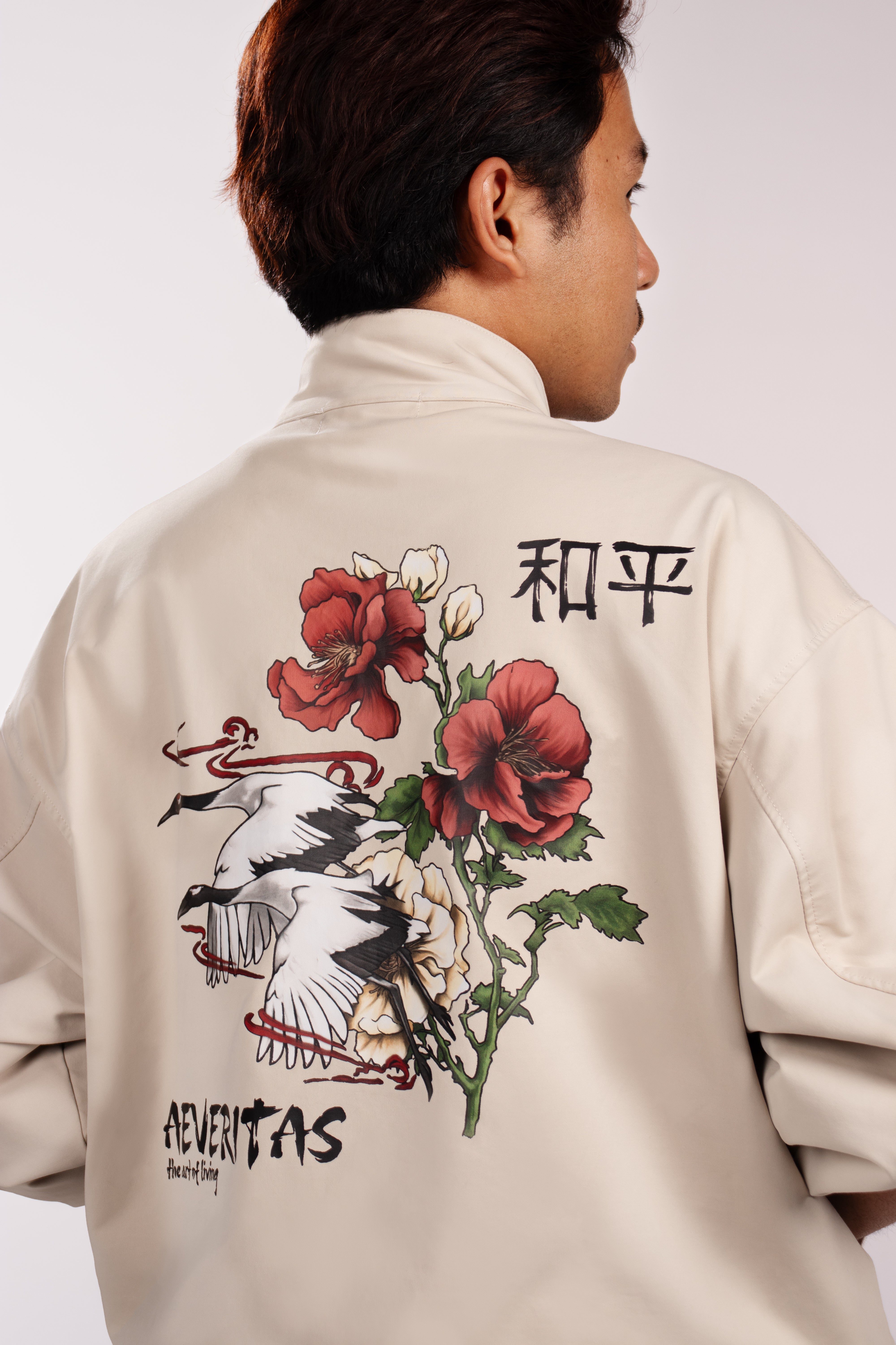 Agile Cranes Windbreaker
