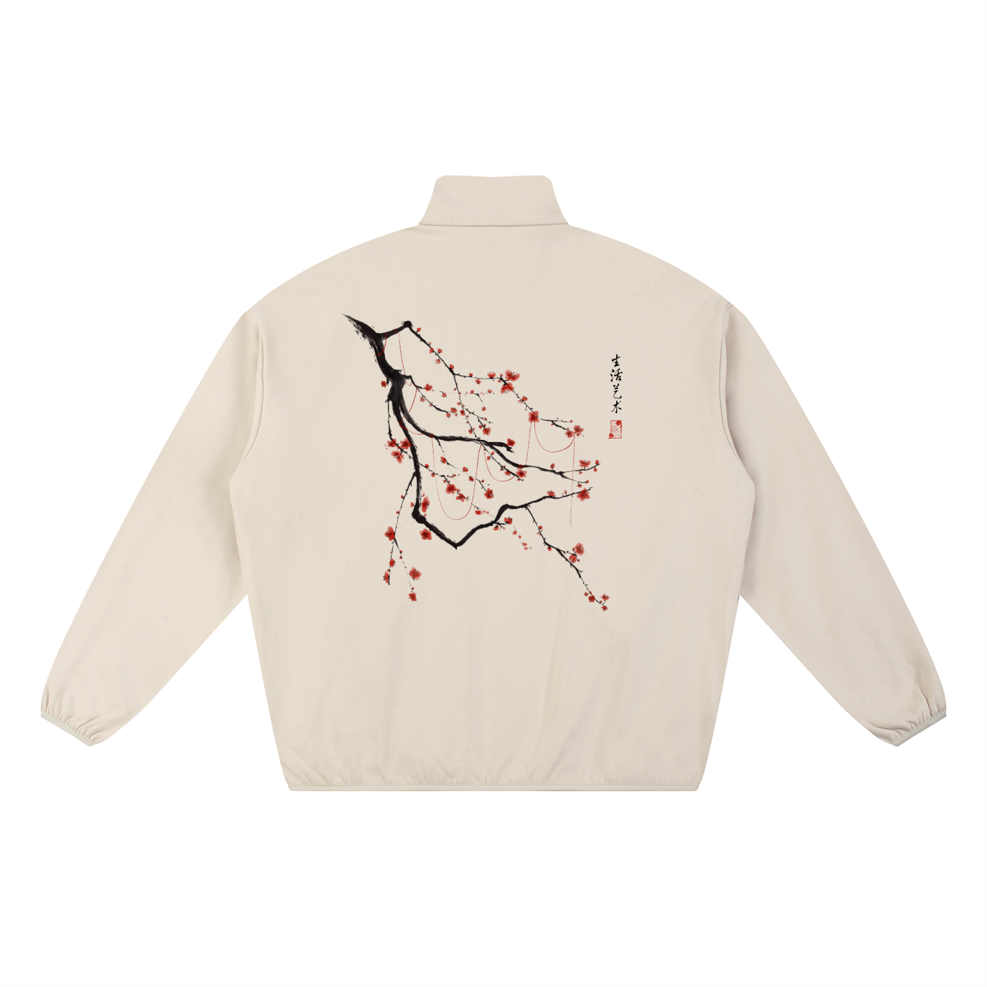 Plum Blossoms Heavyweight Collar Jacket