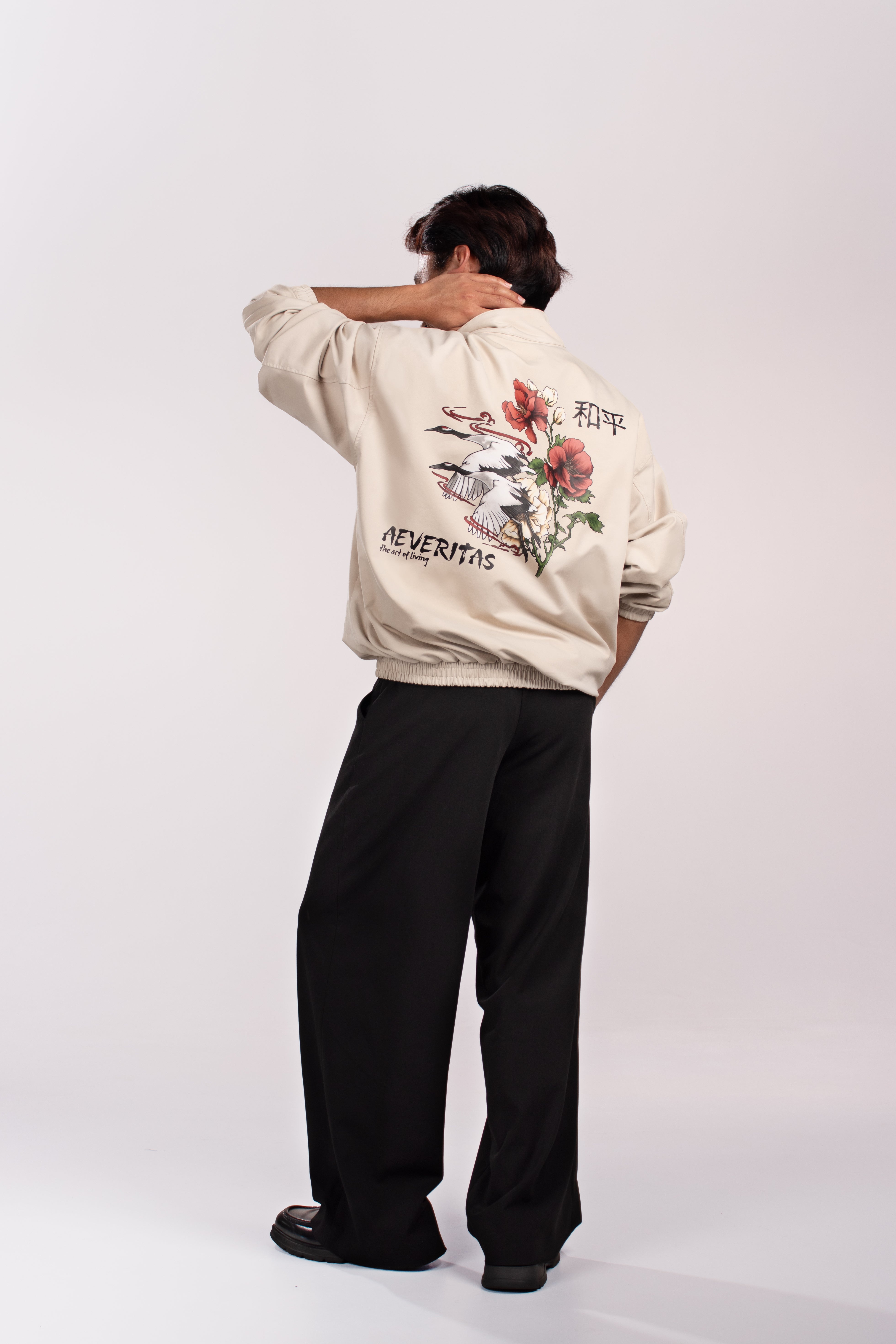 Agile Cranes Windbreaker