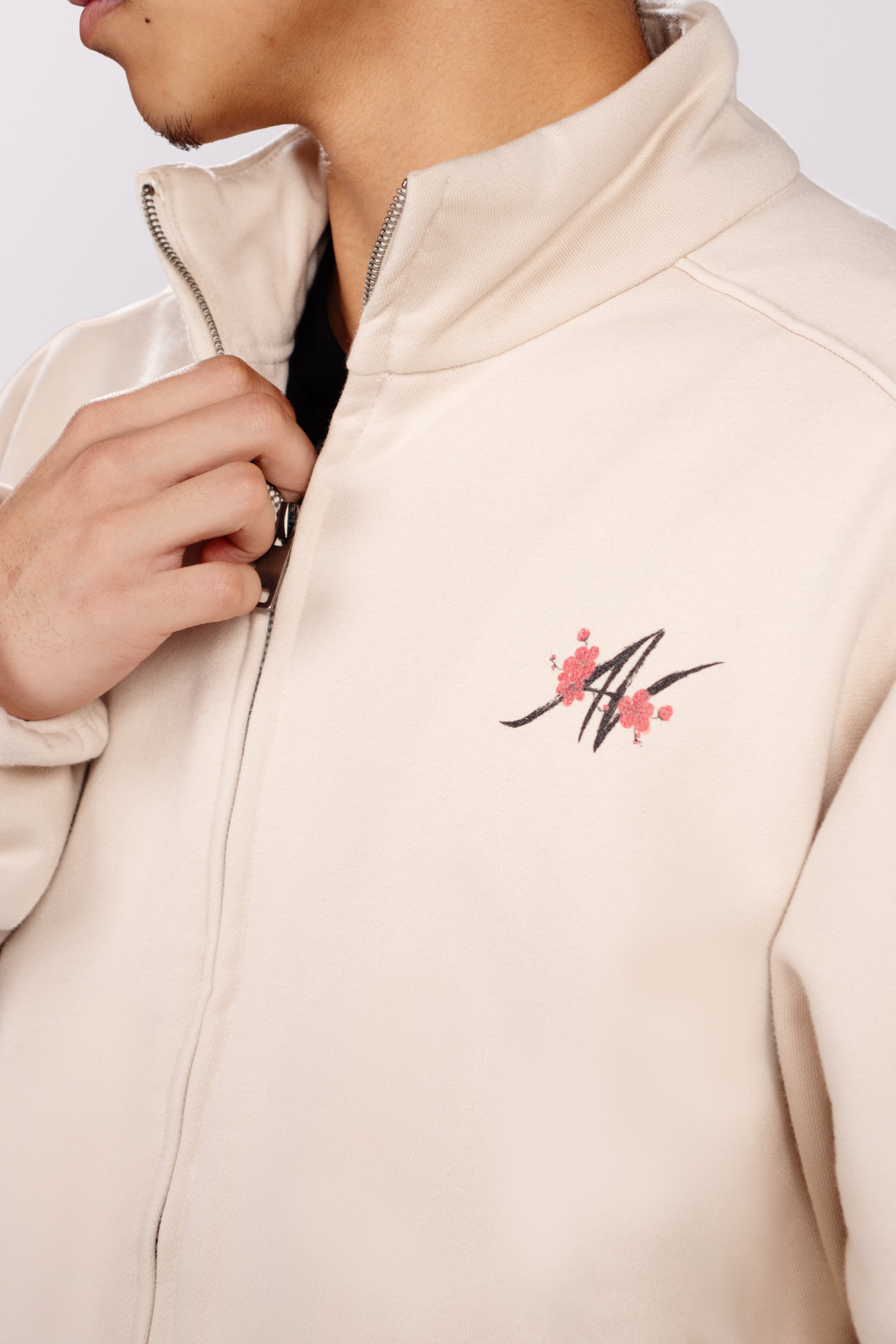 Plum Blossoms Heavyweight Collar Jacket