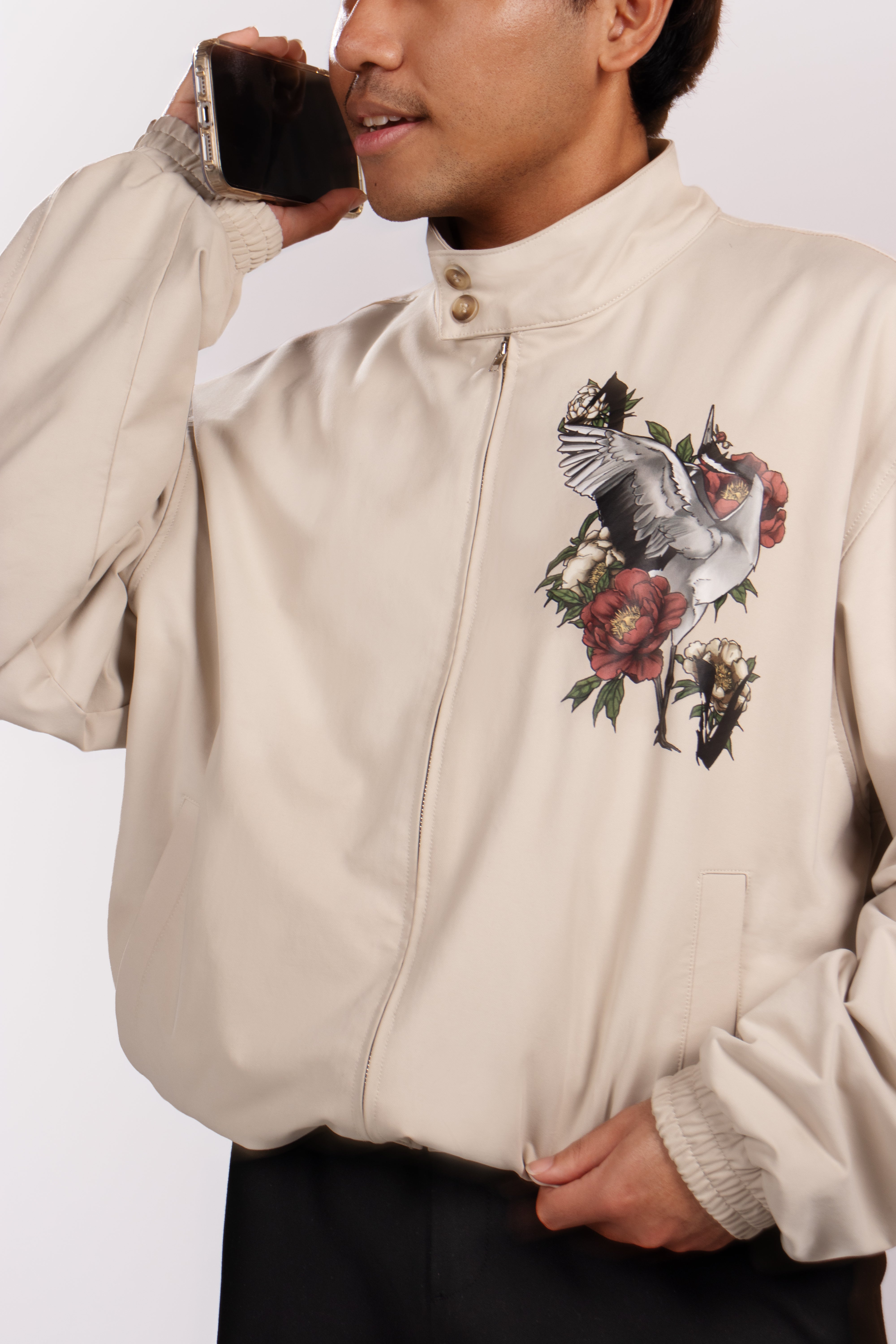 Agile Cranes Windbreaker