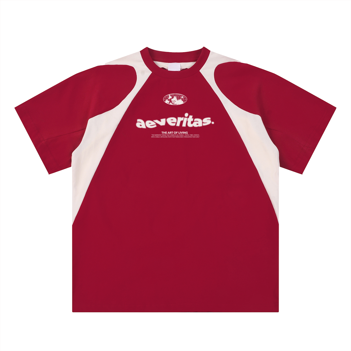 AeVeritas The World - Classic Tee (Front of Red variant)