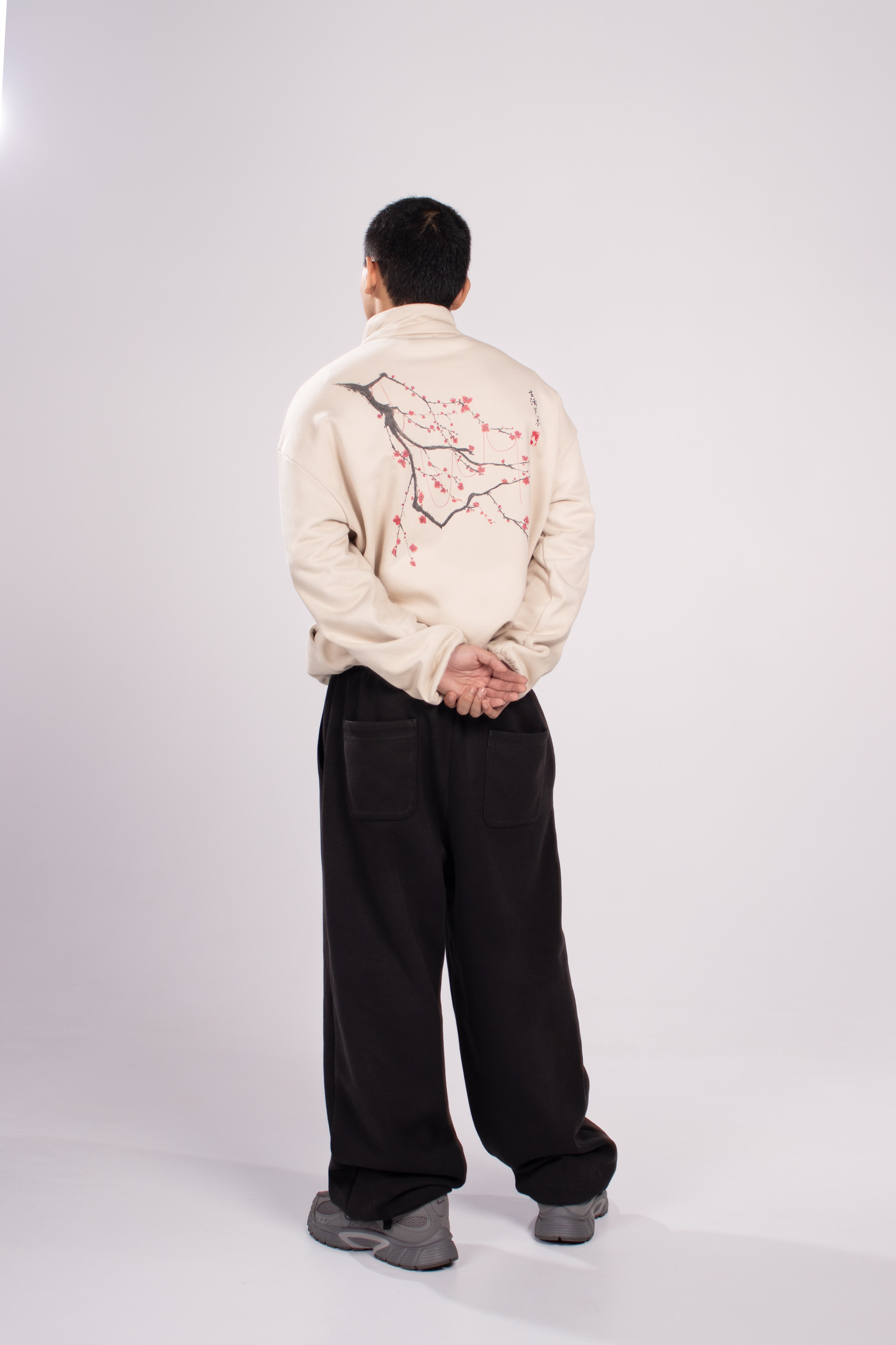Plum Blossoms Heavyweight Collar Jacket