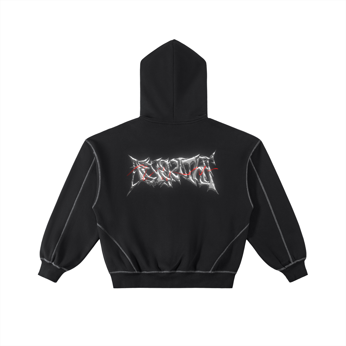 AeVeritas 2068 - Dark Contrast Stitched Hoodie