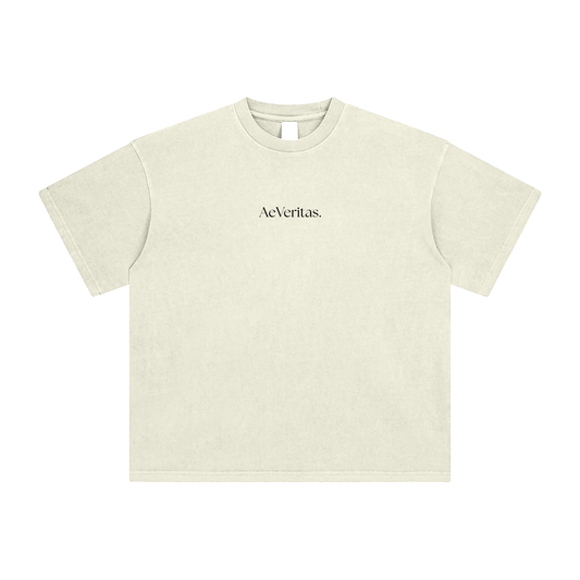 AeVeritas. Enzyme Washed Shirt - Cream