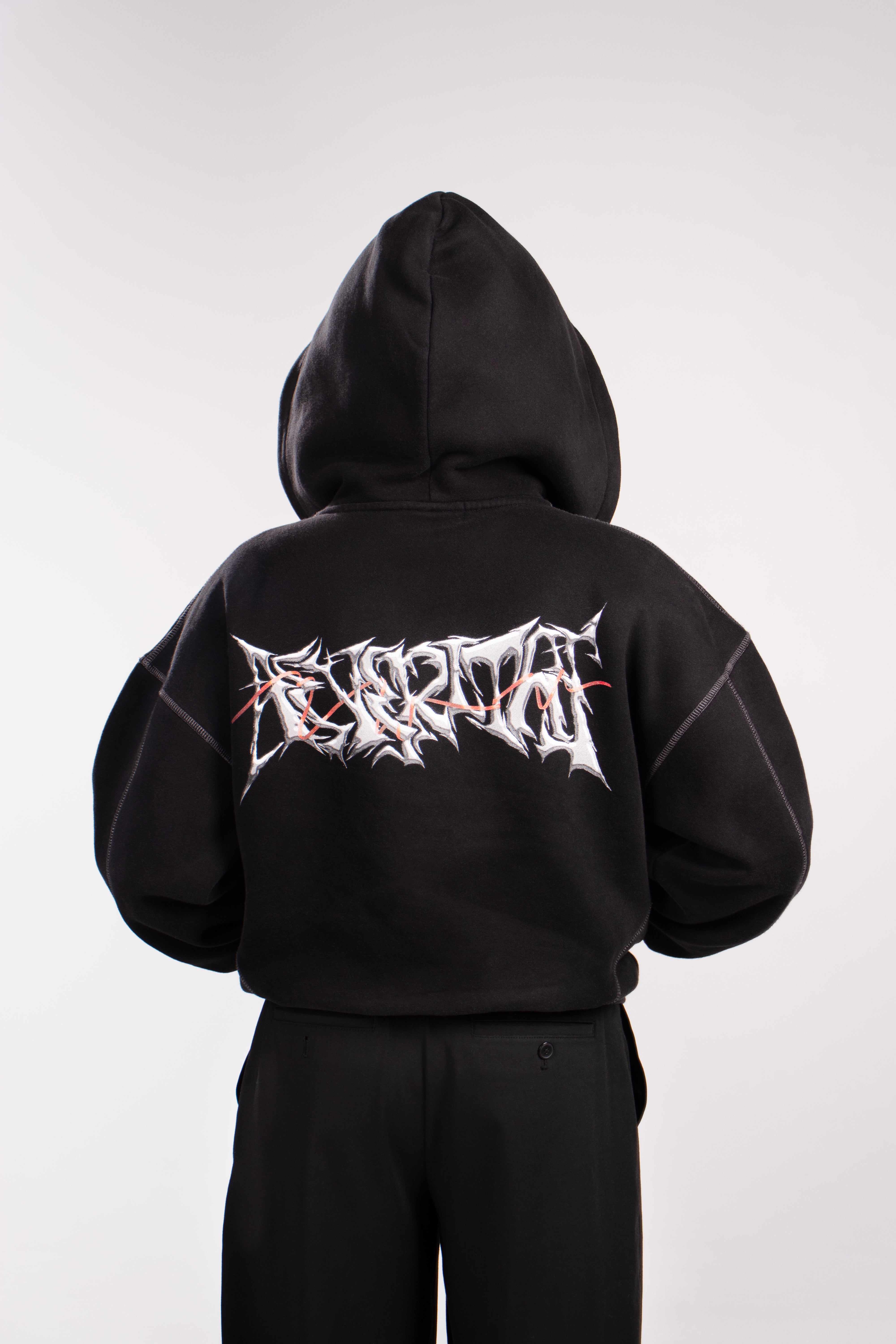 AeVeritas 2068 - Dark Contrast Stitched Hoodie